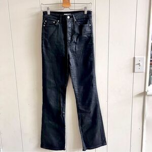 Lovers and Friends Greyson Ultra High Rise Slim Boot Jeans Womens 27 Black